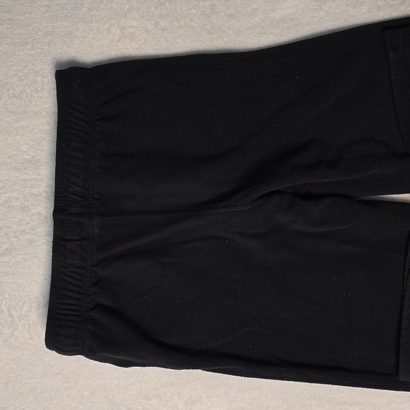 Carters Boys Black Fleece Pull On Pants Drawstring With Pockets Size 8 - Picture 6 of 7